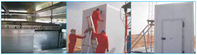Shelter cooling using phase change material
