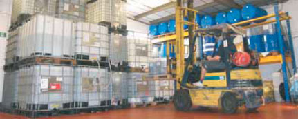 Phase change material handling